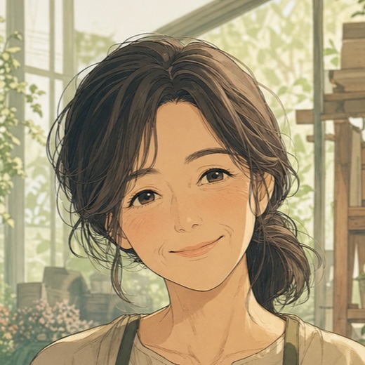 AIフレンドのキャラクター（微笑む女性）